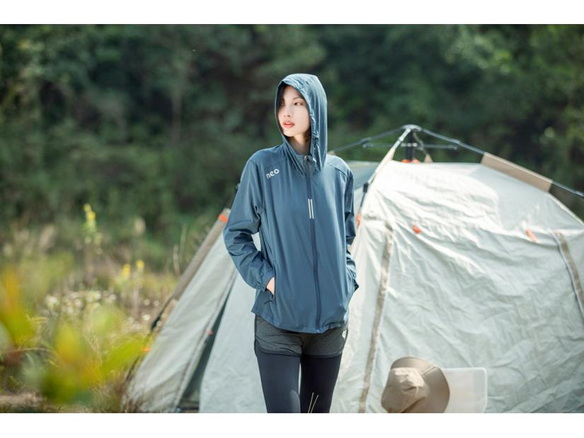 2023 Unisex Atmungsaktive Wasserabweisende Mesh Sonnen Schutz Trenchjacke für Sommer