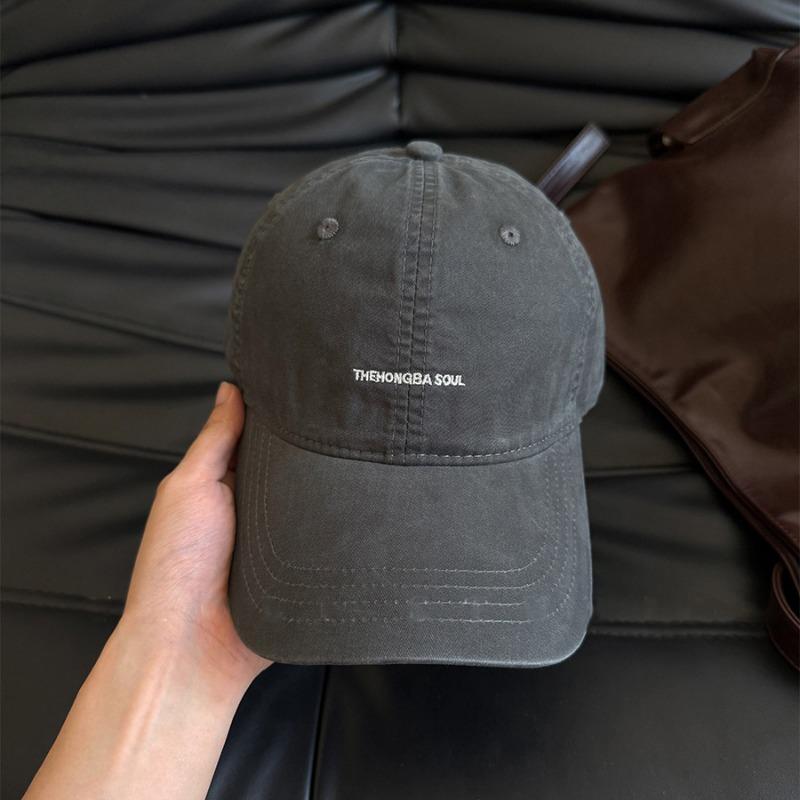 New letter embroidered baseball cap women's summer fashion couple's versatile daily simple cap