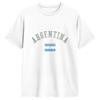 Argentina Flag Unisexs T Shirts Novelty Tees Short Sleeve Crew Neck Tshirts Cotton Gift Idea Clothing
