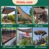 1PC Heavy-Duty Heatproof Shade Net Coffee Colored Sunshade Net Gardens and Patios High-Temperature Resistant Sun Protection Mesh