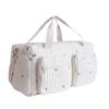 Korean Quilted Mommy Travel Bag: Lightweight, Large Capacity, Multipurpose Shoulder and Handbag for Short Trips and Casual Mother-Baby Outings.