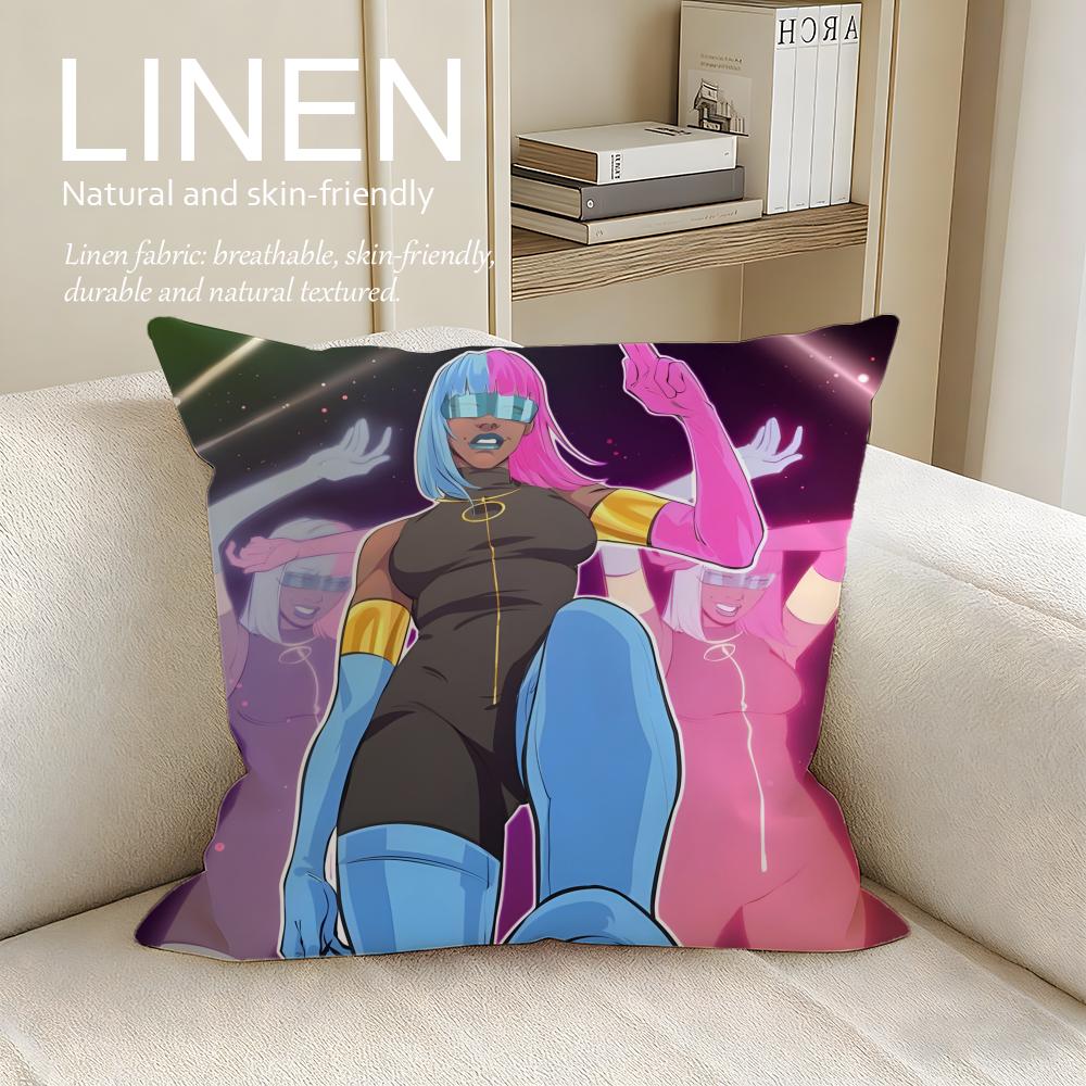 Music Dispatch Cushion Cover Pillowcase Set Pcs X X Breathable Washable Sofa Cushion Cover