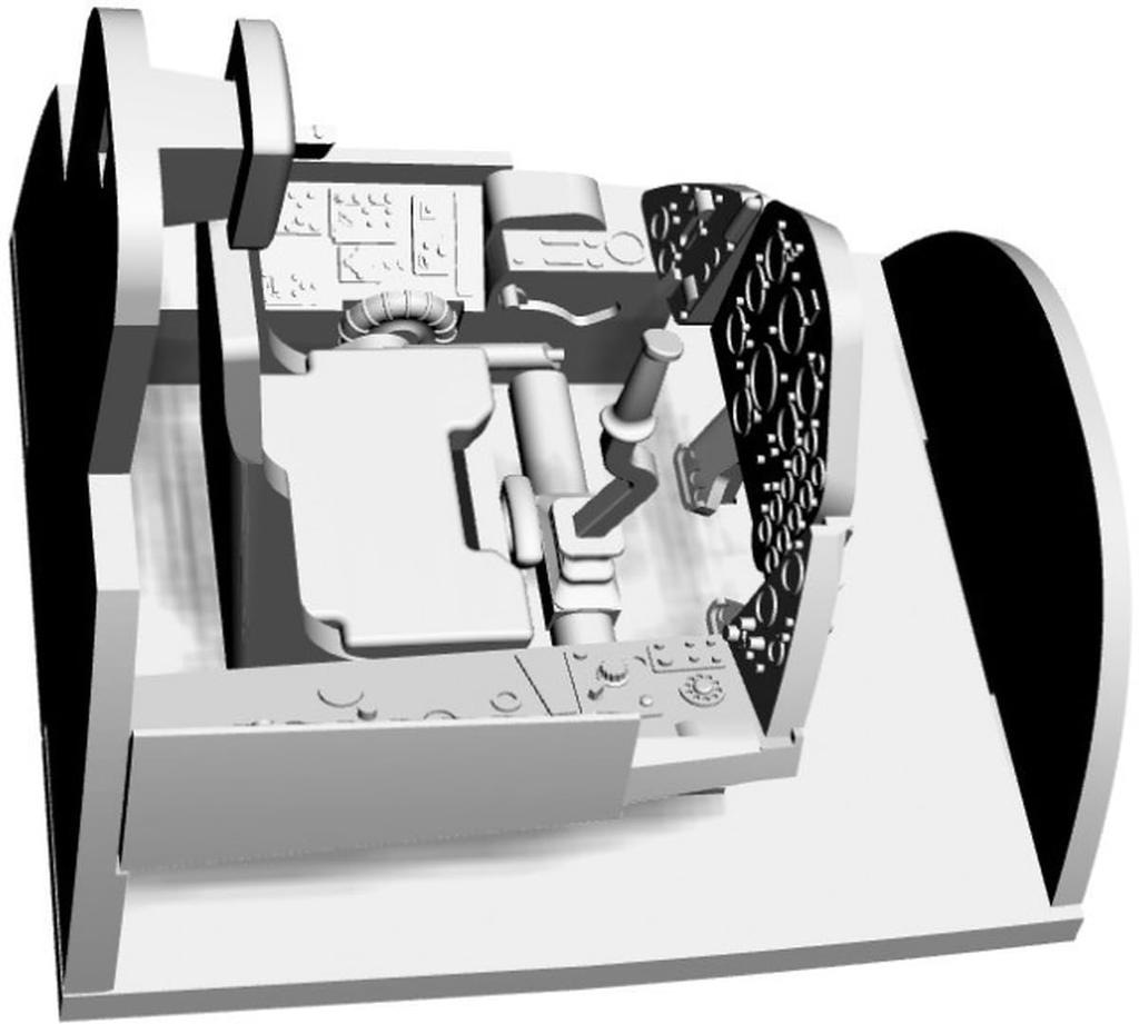 Plastikový model letadla včasné výstrahy Sword Fairey Gannet, SWD48014, 1/48, AEW.3.