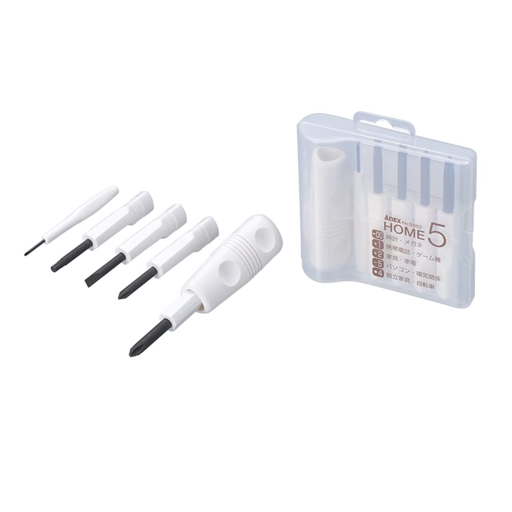 

Набор отверток ANEX HOME5, 5 предметов (+00/+1/+2/-5/H4) №5850