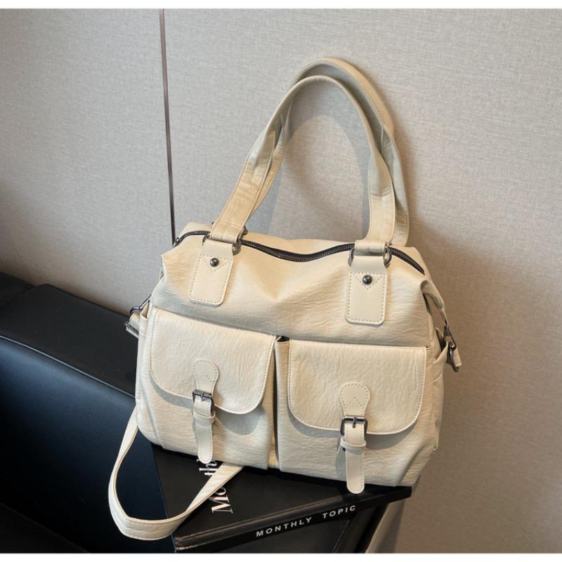 Large capacity bag women's autumn and winter new fashion shoulder handbag casual versatile messenger tote bag
