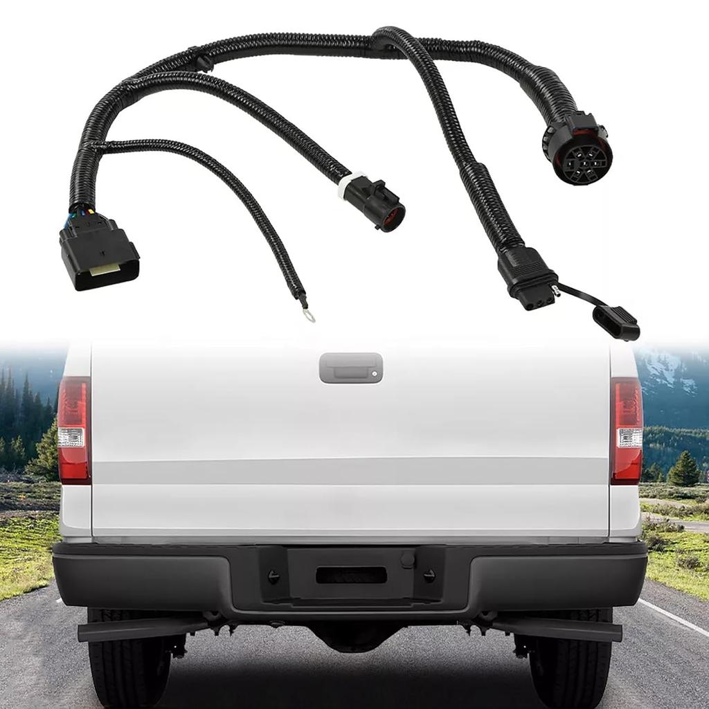 OE 5L3Z-13A576-BA Towing Wiring Harness 7 Pin Plug for Ford F-150 2005-2008