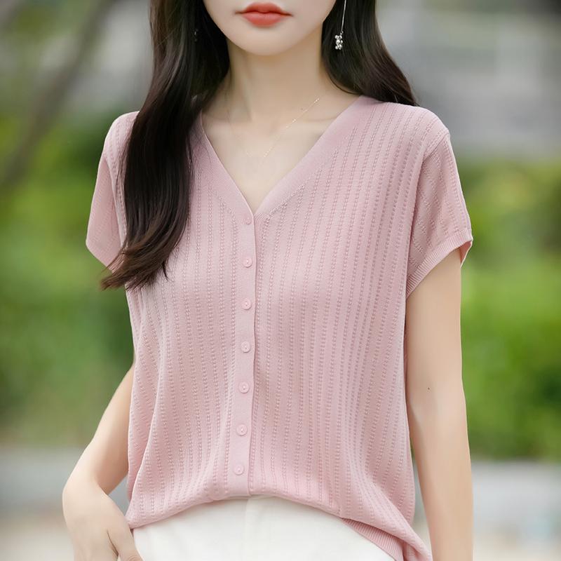 Dámský lehký kardigan z 50% vlny a 50% morušového hedvábí - všestranný úplet na 4 sezóny pro celoroční pohodlí a styl