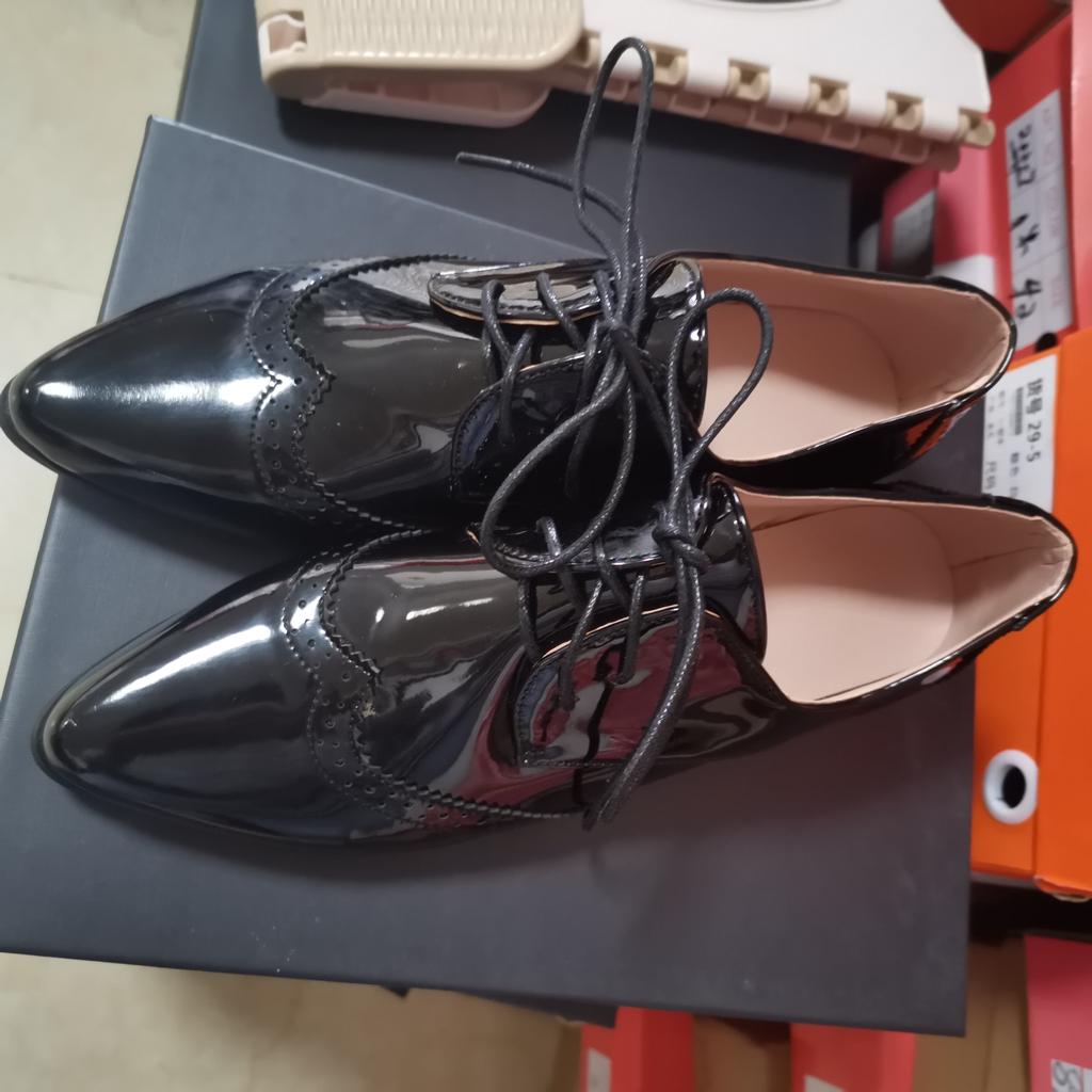 Women's Loafers Flat Shoes Casual PU Leather Oxford Shoes For Women Lace Up Flat Shoes Female Comfortable Spring Autumn Designer