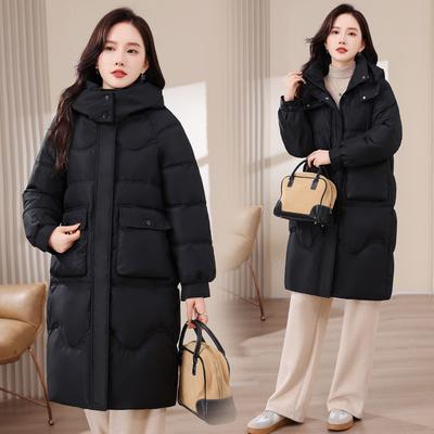 Women Loose Outerwear Women Winter Long Hooded Parka Casual Loose Thick Warm Jacket Plus Size Women Clothes