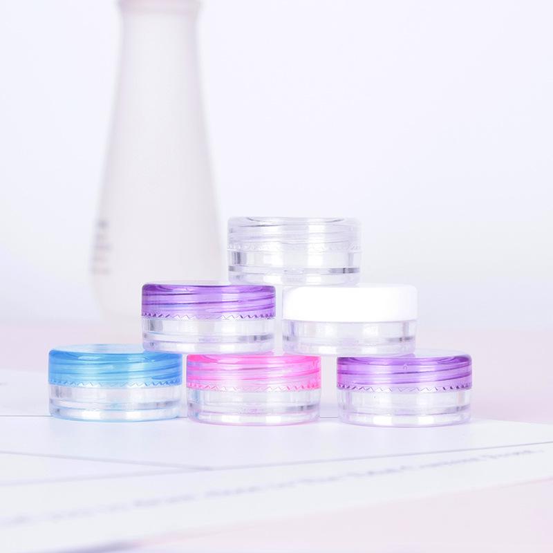 

3г Золотая Круглая Пластиковая Баночка для Кремовых Теней - Маленький Косметический Контейнер для Образцов. 1.5*3cm синий