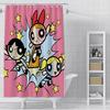 Shower Powerpuffs Girlss Curtain Waterproof Polyester Fabric Paint Colorful Bath Curtains Home Bathroom Decor Curtain With Hook