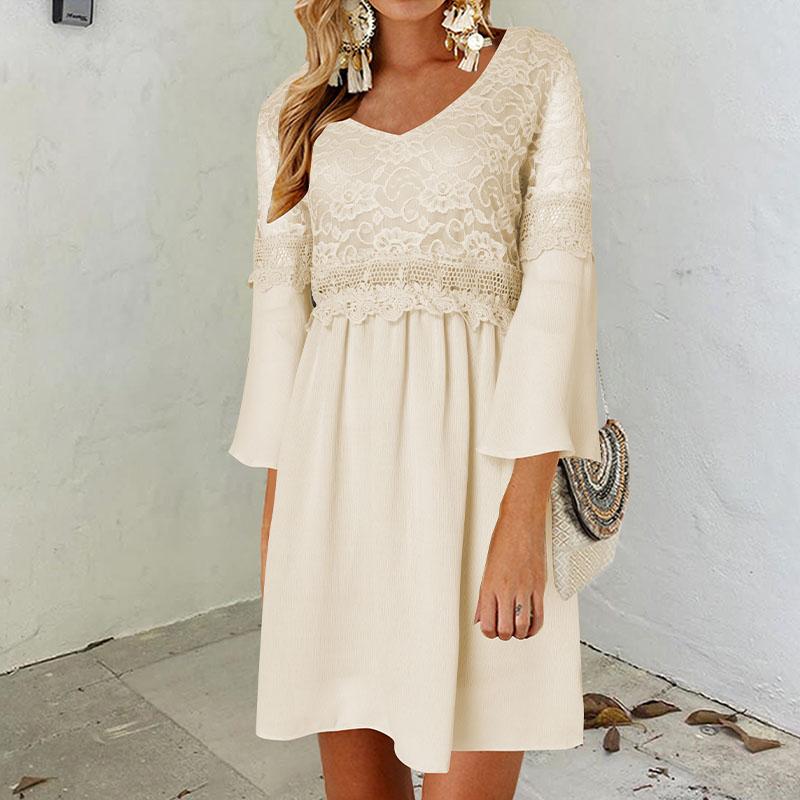 green emerald velvet dress Reve Crochet Flare Sleeve Maxi Dress in Ivory