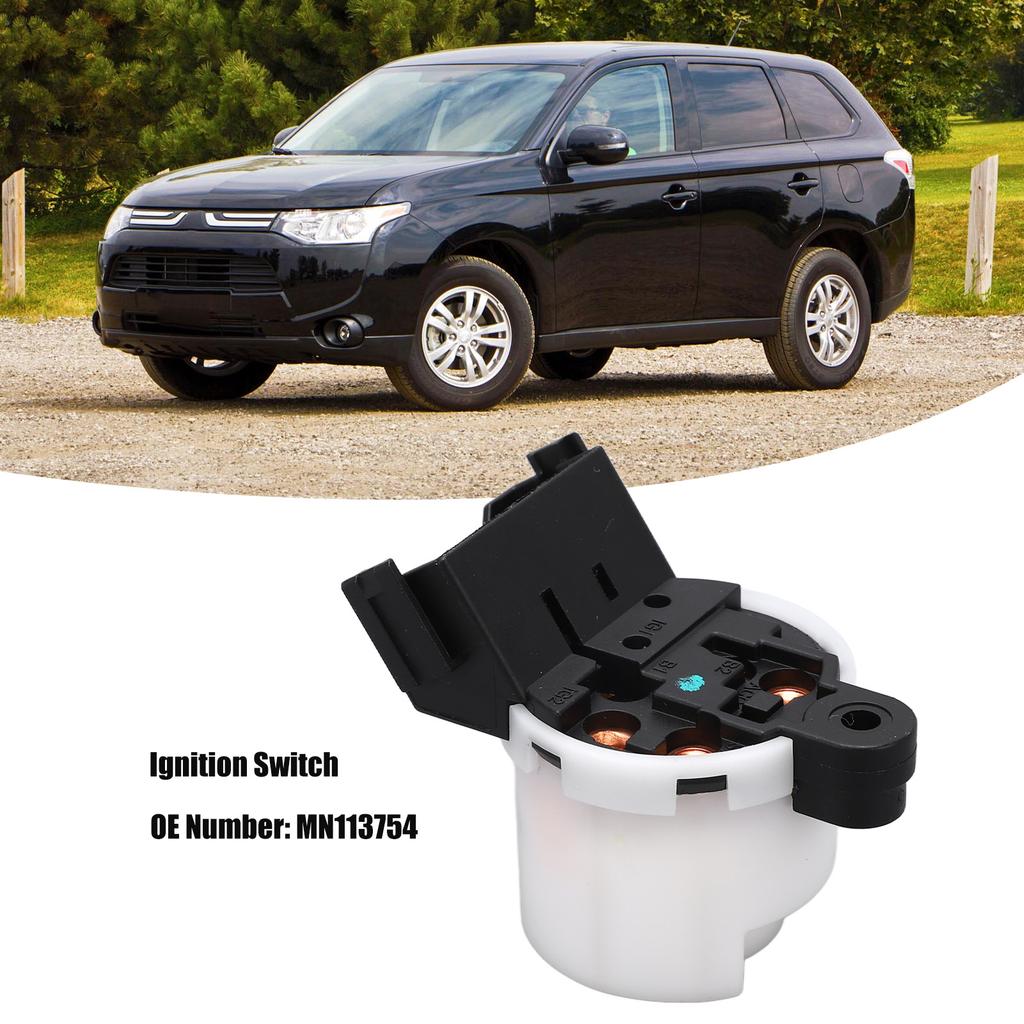 Ignition Switch MN113754 Engine Starting Lock Cylinder Switch Replacement for Mitsubishi Outlander Lancer