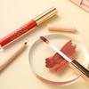 Dimshow Liquid Lip Gloss Lipliner Pencil Combination Durable Easy Makeup Matte Lipstick Velvet Lipliner Don'T Take Off Makeup