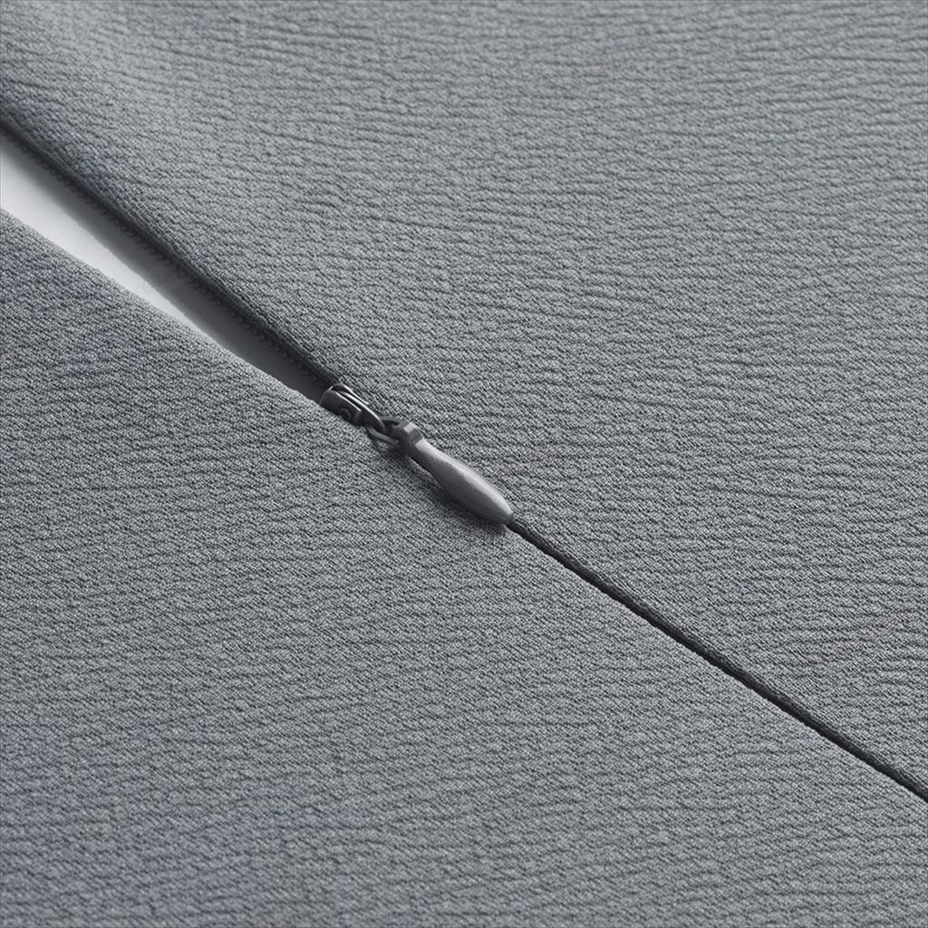 Formal Dress Sweet Sixteen Dress Birthday Party Birthday 16 Years Old Girl Button Dress Flare Swing Knee Length Sleeve Sweet16 Gray M [Misia Luxury]