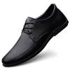 FashionNew 2024 Retro British Style Men Cowhide Casual Leather Shoes Brand Men's Shoes Vogue Outdoor Walking Man Shoes Chaussure Homme