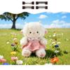 Cute & Comforting Little Lamb Plush Doll with Skirt - Soft, Healing Pillow Toy, Perfect Gift for Girls