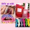 1Box Resin Glittering Flat Back Rhinestones Nail Gems Flatback Nail Decoration Assorted Sizes 3mm