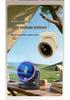 100-Speed Mini Desktop Circulating Fan for Dorms and Offices - Strong Wind Cooling