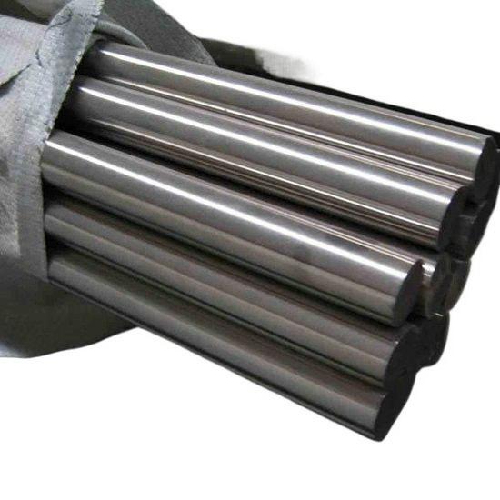 304 Stainless Steel Bright Round Rod - Solid, Linear, Custom Cut