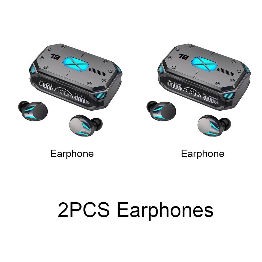 M41 Bluetooth Kopfhörer Kabellose Kopfhörer Smart Touch Digitalanzeige Stereo Ohrhörer Mit Farblicht Magnetische Saugkopfhörer