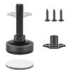 Sturdy Furniture Levelers 3/8Inch Thread Leveling Feet Adjustable Height Designs 4Pcs Furniture Leg Extenders Daily Use
