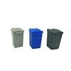 Automotive Garbage Can Set 3 Color ABS Plastic Small Trash Can Garbage Truck Toy
