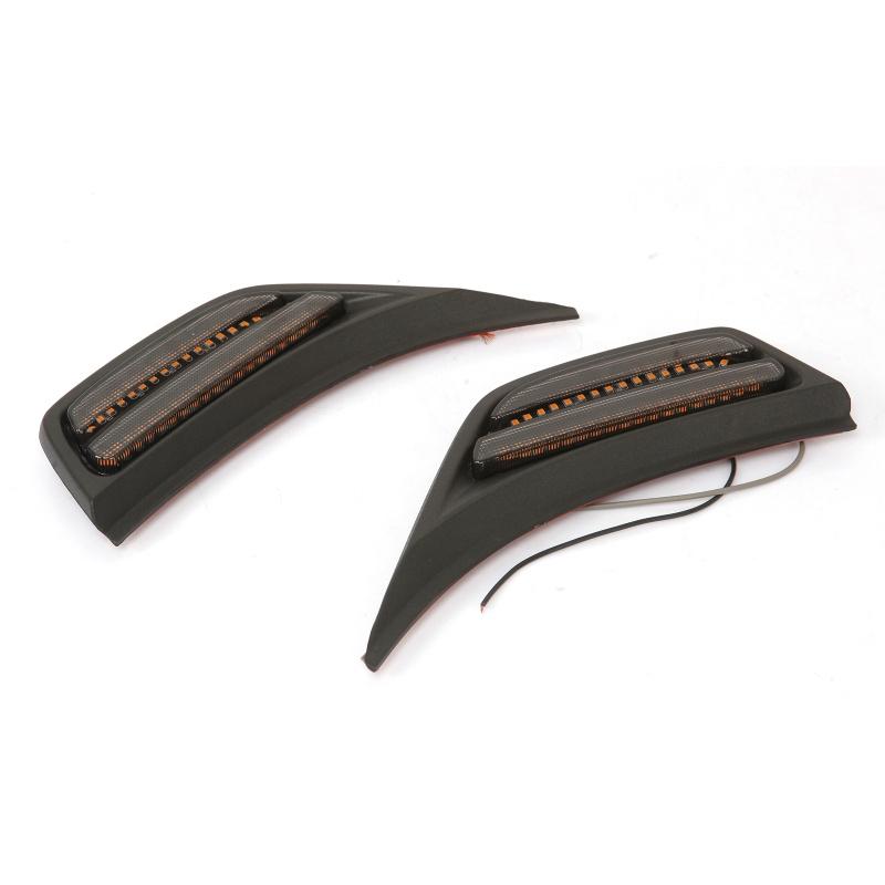 2 bucăți/set auto LED chihlimbar lumini de marcare pentru aripa față potrivite pentru Jeep Wrangler JL