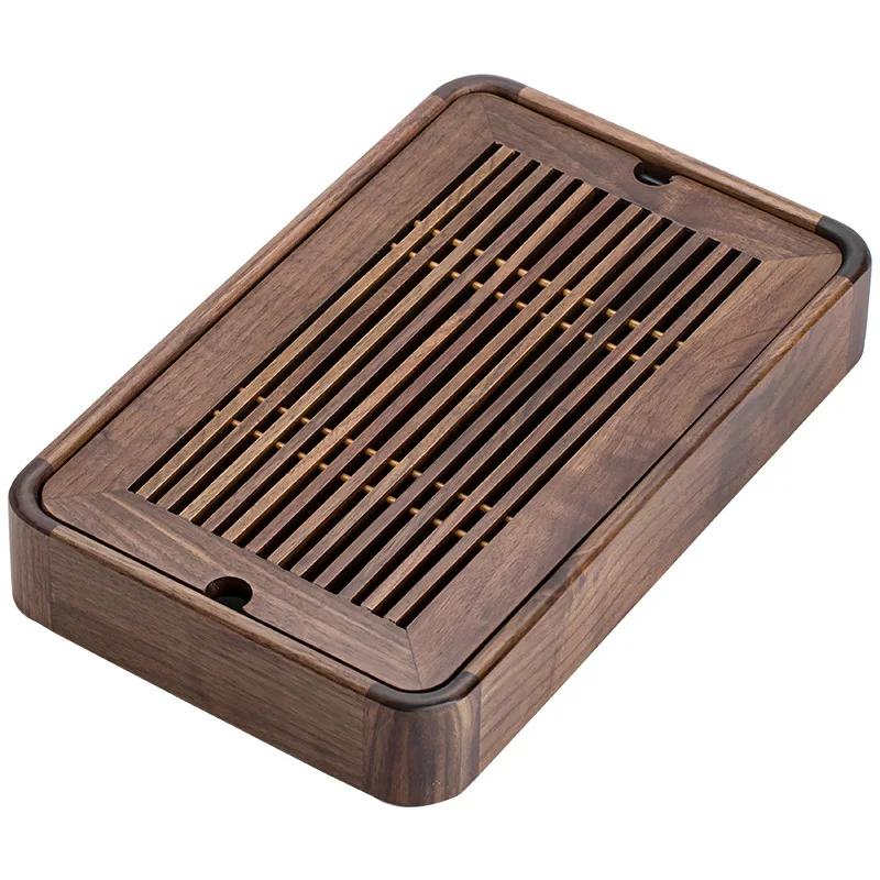 

Дерев яний Горіховий Китайський Декор Підноси для Чаю Основа для Презентації Чайника Декоративні Підноси для Вітальні Набір для Церемонії Чаю Кунг-фу