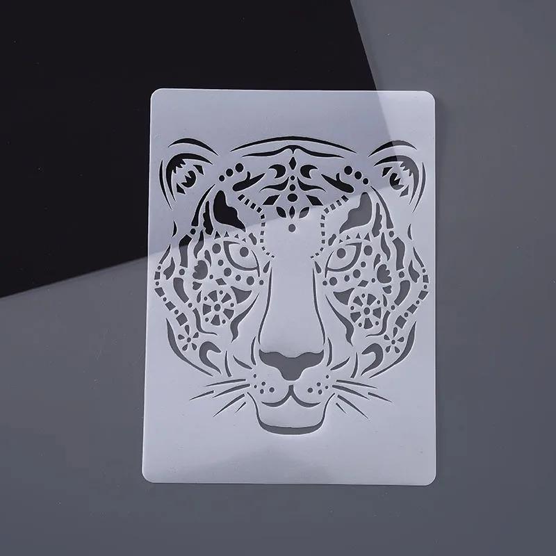 New Creative DIY Animal Theme Stencils Painting Template Lace Ruler Personalized Scratch Drawing Stencils for Painting and Decor