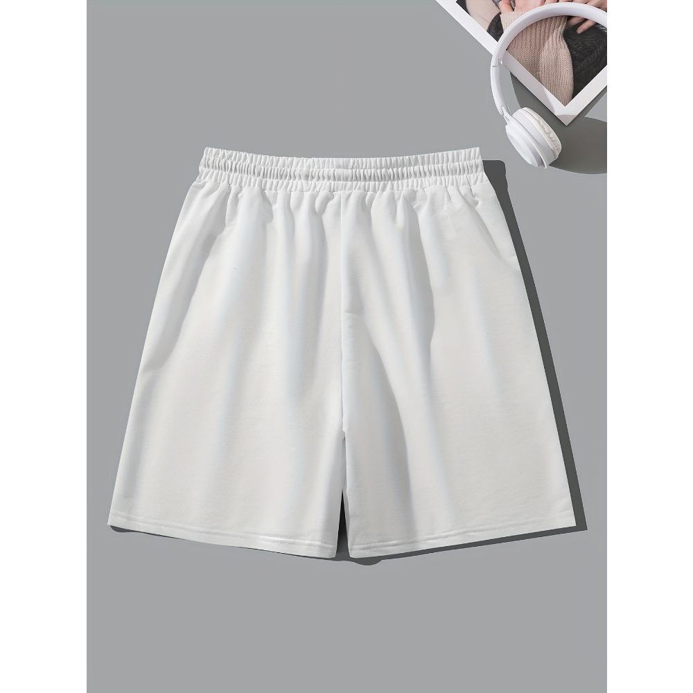 Men's Unique Printed Shorts Summer Loose Straight-Leg Sports Five-Point Trendy Versatile Edgy Mid Pants