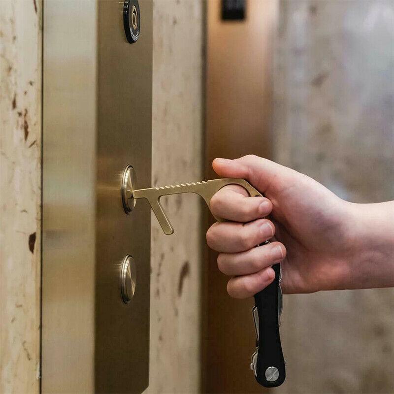 Buy Multifunction Contactless Portable Door Opener With Key Ring Press Elevator Tool Doors Handle At Affordable Prices Free Shipping Real Reviews With Photos Joom