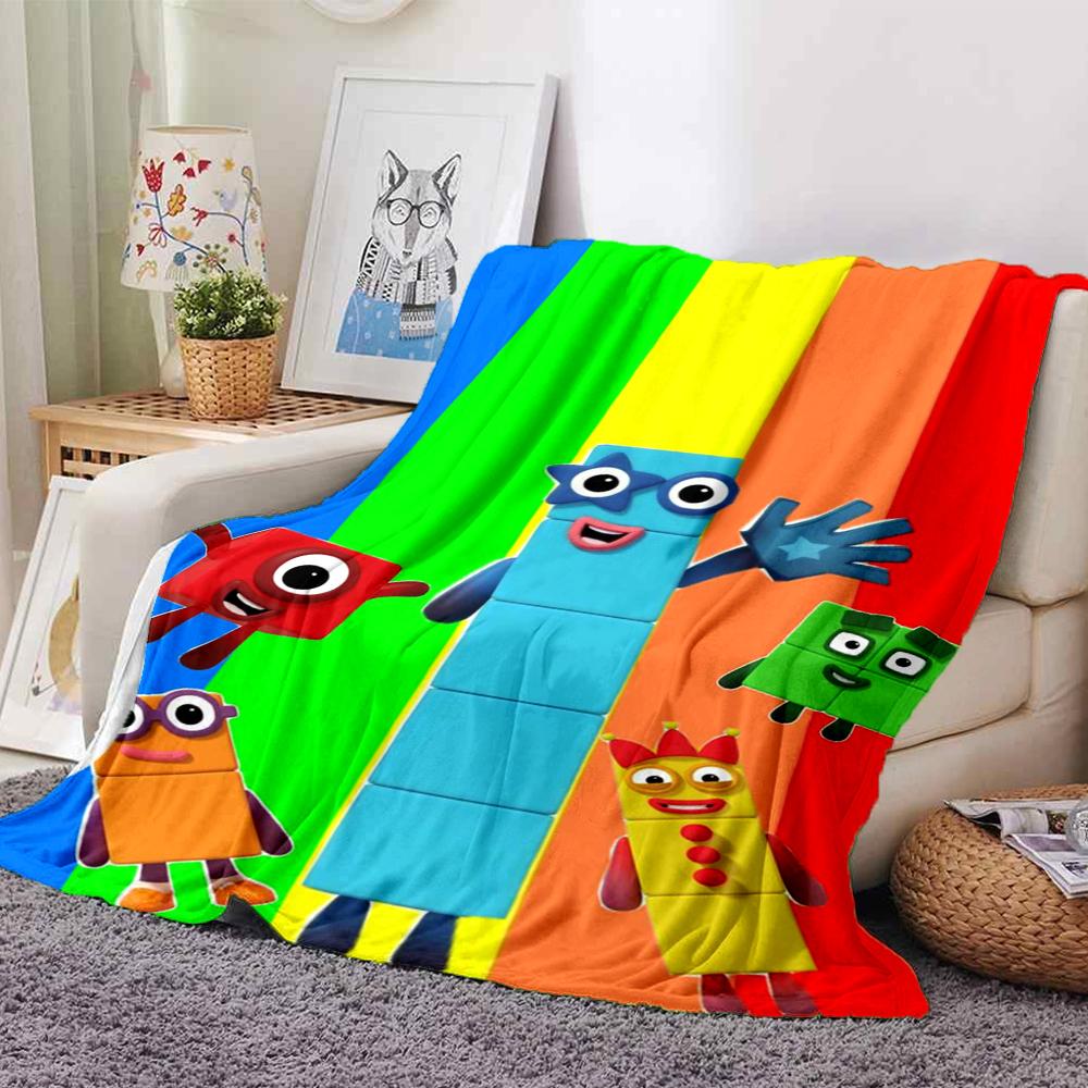 1Pc Colorful Cityscape Blanket For Couch Bed Plush Cozy Fuzzy Blanket Super Soft Warm Blankets For Fall And Winter 0918152