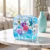 Slow Rebound Blue Ocean Ice Cube Stress Balls Slow Rising Sensory Fidget Toy  Adults Use