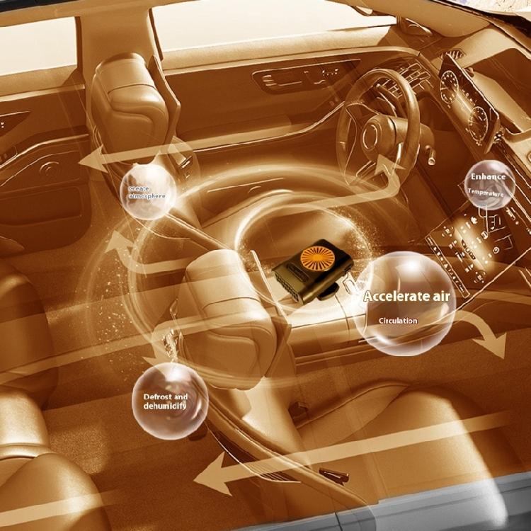 12V 24V Windshield Defogger Heater, Vehicle Warm Air Blower Energy Saving for Clear Visibility, Safe Driving Experience