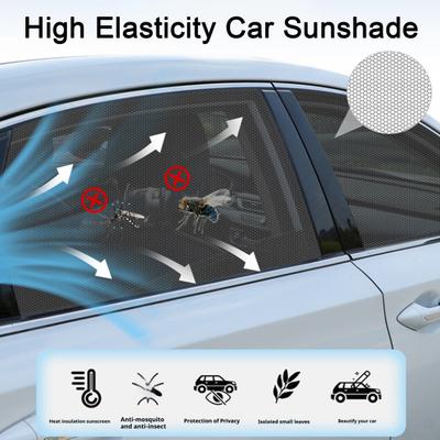 מגן שמש לרכב הגנה מפני UV פרטיות מסכי חלון אלסטיים לרכב מגן שמש לקמפינג ברכב עמיד בחום מחסום אנטי אייג'ינג