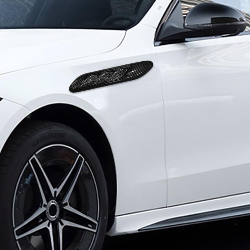 Upgrades s Auto Zijpaneel Luchtinlaten Roosters met Corrosiebestendige TPU Constructie Auto Buitenkant Accessoire voor Eenvoudige Doe-het-zelf Upgrades