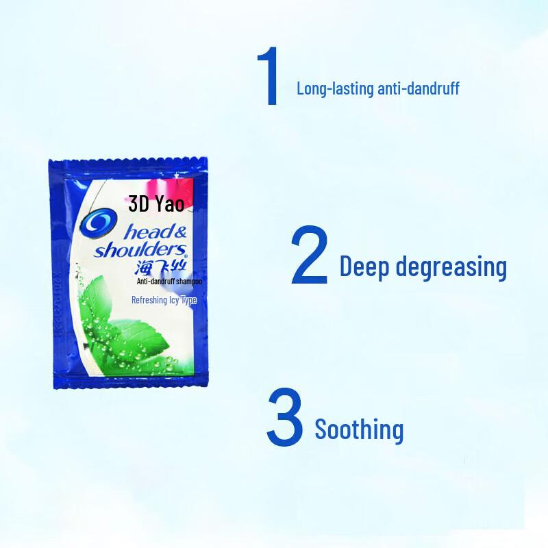 Head & Shoulders Disposable Travel Shampoo Packs