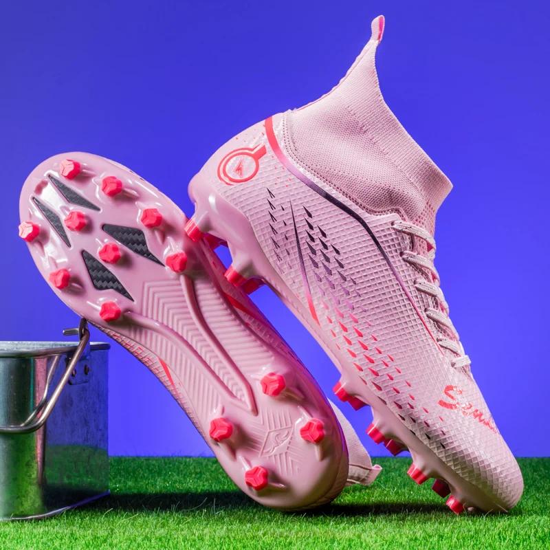 New Professional Unisex Soccer Shoes Non-slip Football Boots Outdoor Drop Shipping Futsal Match Training Sport Sport Sneakers