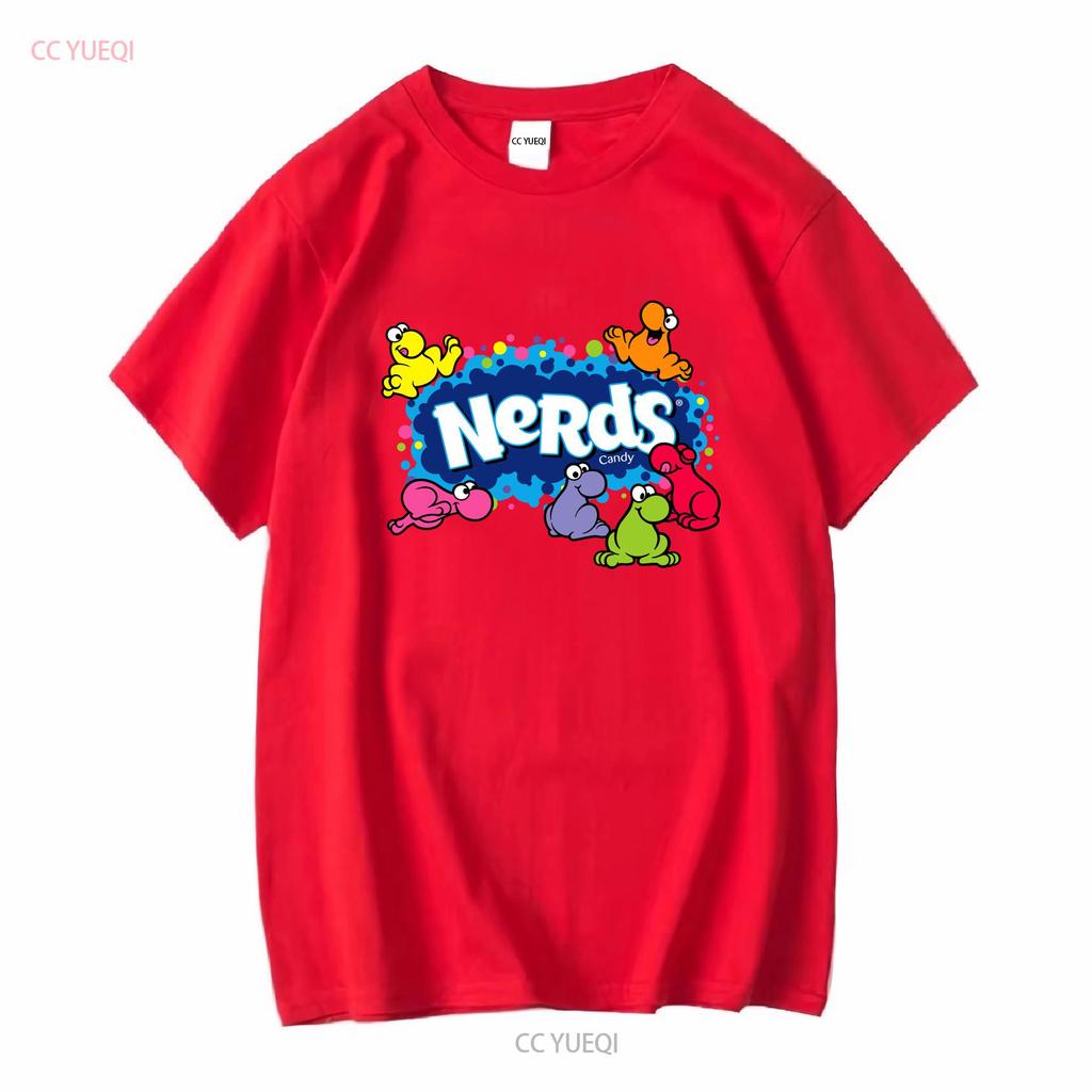 Nerds candy gummy clusters t shirt vintage Washed Versatile designer clothes Stretched graphic Breathable homme streetwear