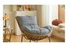 Rattan Rocking Recliner Chair - Lazy Sofa for Indoor/Outdoor Leisure