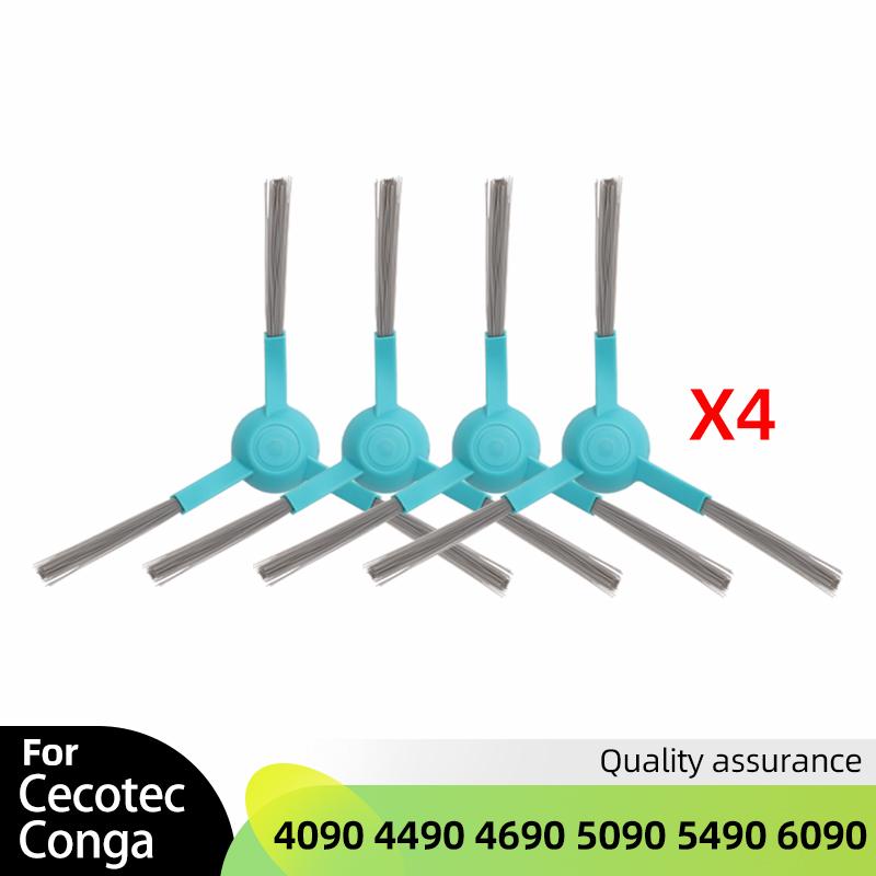 For Cecotec Conga 4090 4490 4690 5090 5490 6090 Robot Vacuum Cleaner Parts Roller Main Side Brush Hepa Filter Mop Rag Accessory