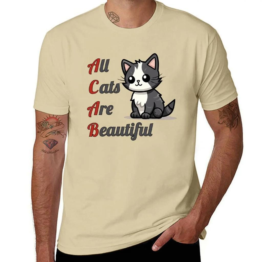 All Cats Are Beautiful TShirt plus sizes basketball graphic tees customizeds shirts graphic tee men