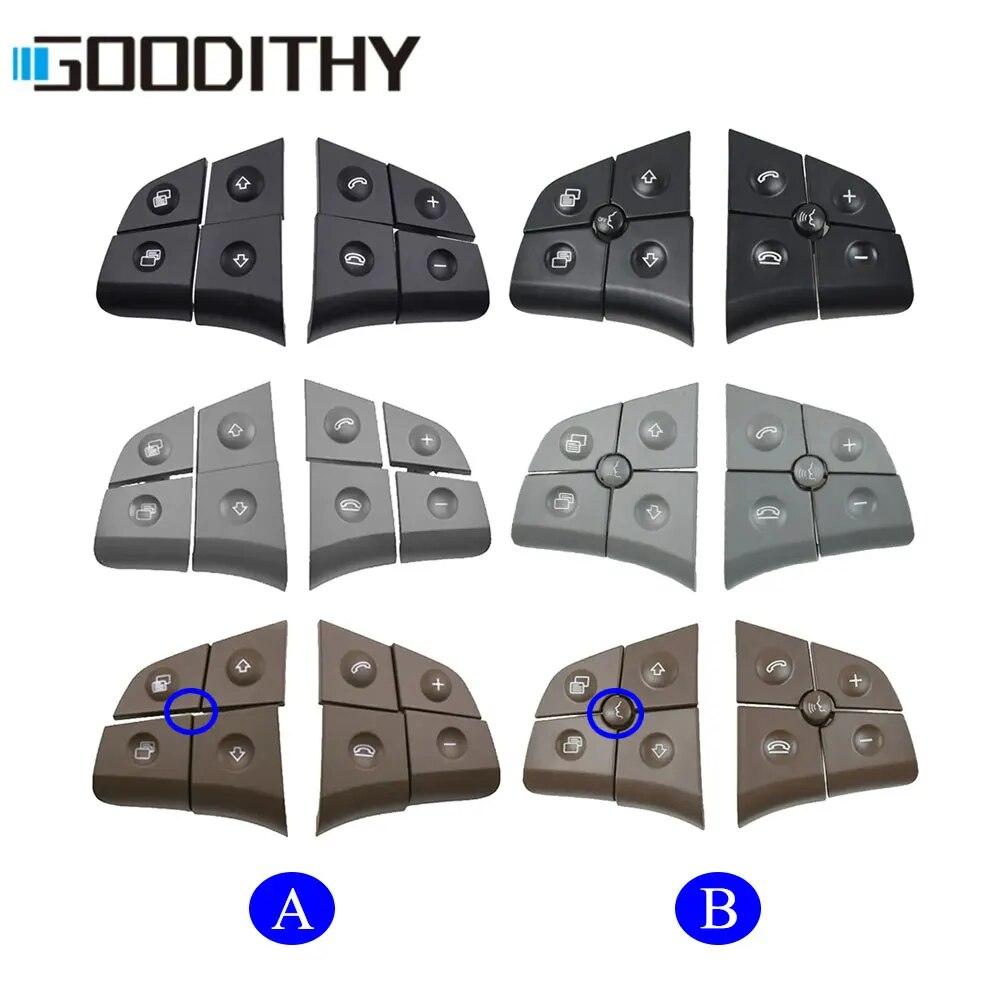 

W164 W245 W251 Автомобильный многофункциональный переключатель управления рулевым колесом, комплект кнопок для Mercedes Benz ML GL BR Class 2006 2007 2008 2009