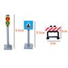 Non-Toxic Moc City Traffic Lights Road Signs Roadblock Signal Light Speed Limit Diy Building Block Scene Construction Minifigs Accessories