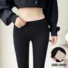 Shark pants women wear autumn and winter new small belly and buttocks large size fat mm black velvet leggings