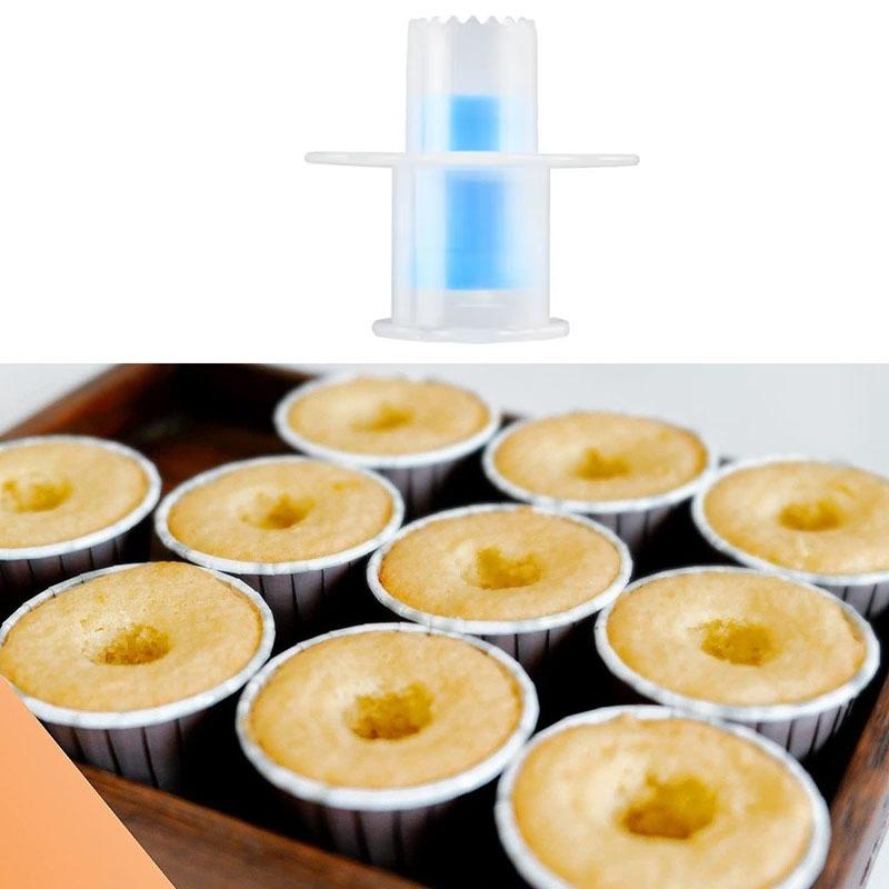 Cake Digger Plastic Cupcake Corer Plunger Cutter Muffin Cake Hole Digger DIY Cup Cake Cored Device Muffin Decoration Baking Tool