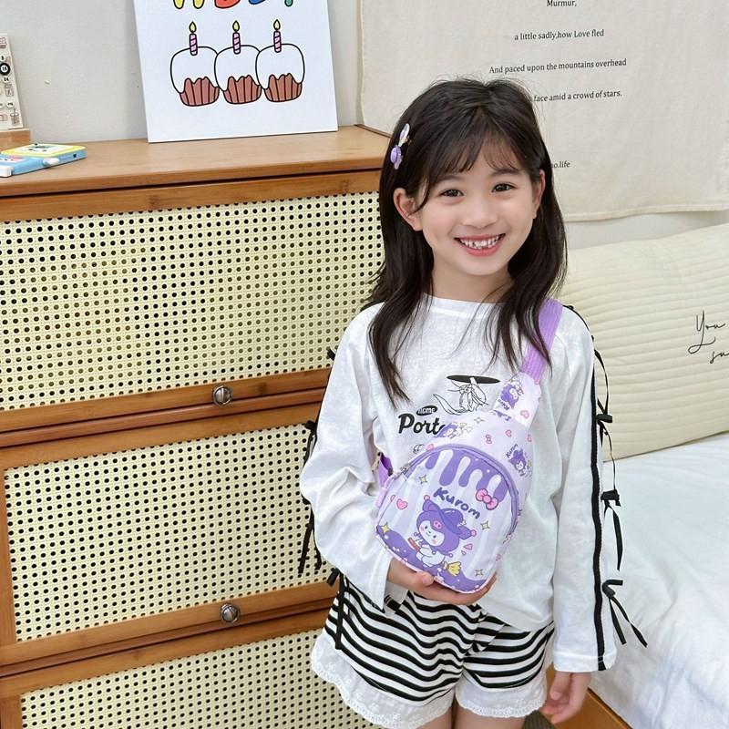 Melody Chest Pompomurin Bag Anime Cartoon Printed Childrens Shoulder Bag