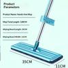 Flat Floor Mop Squeeze Mop Hand Free Wringing Floor Cleaning Mop Microfiber Pads Lazy Mop Wet Or Dry Usage Home Cleaning Tool
