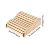 Sauna Headrest Wooden Modern Equipment Ergonomic Portable Accessory Neck Pillow for Women Men Friend